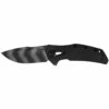 ZERO TOLERANCE 0308 3.75in Tiger Stripe Drop Point Black G10 Handle With Black Titanium Handle Folding Knife (0308BLKTS) -THE BLADE BAR Sales 0308blkts profile web 84461.1664896750