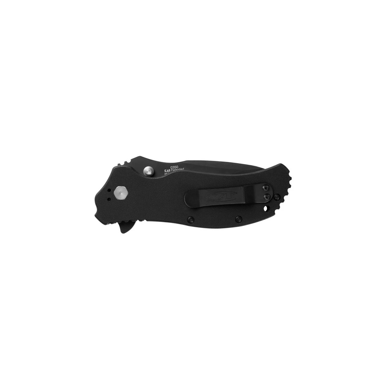 ZERO TOLERANCE 0350 3.25in Black Drop Point Black G-10 Handle Spring Assisted Folding Knife (0350) 4 ZERO TOLERANCE 0350 3.25in Black Drop Point Black G-10 Handle Spring Assisted Folding Knife (0350) - Image 2