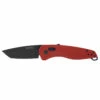 SOG Aegis AT Tanto 3.25in Black Tanto Red G-10 Handle Assisted Folding Knife (11-41-08-41) -THE BLADE BAR Sales 11 41 08 41 product vertical 78548 02227 33238.1664899421
