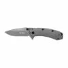 KERSHAW Cryo 2.75in Gray Drop Point Gray Stainless Steel Handle Assisted Folding Knife (1555TI) -THE BLADE BAR Sales 1555ti profile 76644.1664905749