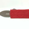 MICROTECH Exocet 1.98in Apocalyptic Dagger Red Aluminum Handle Automatic Out-The-Front Knife (157-10APRD) -THE BLADE BAR Sales 157 10APRD1 45536.1614283208