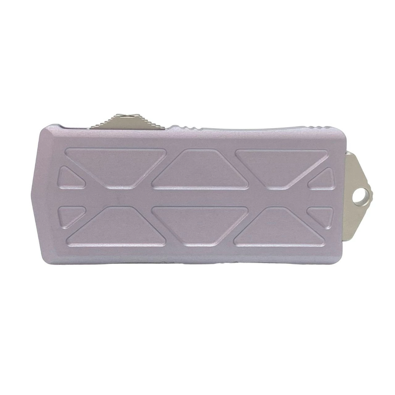 MICROTECH Exocet 1.98in Stonewash Dagger Gray Aluminum Handle Automatic Out-The-Front Knife (157-10GY) 5 MICROTECH Exocet 1.98in Stonewash Dagger Gray Aluminum Handle Automatic Out-The-Front Knife (157-10GY) - Image 3