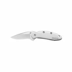 KERSHAW Chive 1.9in Bead Blast Clip Point Steel Handle Spring Assisted Folding Knife (1600)