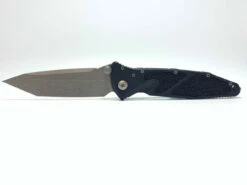 MICROTECH Socom Elite 4in Apocalyptic Tanto Black Aluminum Handle With Textured Inserts Folding Knife (161-10AP)