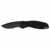 KERSHAW Blur 3.375in Black Drop Point Blade Black Anodized Aluminum Handle Spring Assisted Knife (1670GBBLKST) -THE BLADE BAR Sales 1670gbblkst profile 12255.1645542949
