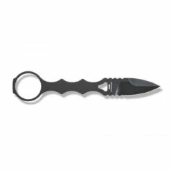 BENCHMADE Mini SOCP 2.22in Black Spear Point Black Handle Fixed Blade Knife (177BK) -THE BLADE BAR Sales 177bk 04 1 80676.1643666140