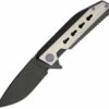 WE KNIFE 602 3.62in Black Stonewash Drop Point Two-Tone Titanium Handle Folding Knife (602C) 2 WE KNIFE 602 3.62in Black Stonewash Drop Point Two-Tone Titanium Handle Folding Knife (602C) -THE BLADE BAR Sales 18 55634 Product Primary Image 68218.1614199186
