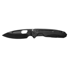 MKT Infraction 3.6in Black Drop Point Black Titanium Handle Manual Folding Knife (00027)