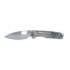 MKT Infraction 3.63in Stonewash Drop Point Gray Titanium Handle With Texas State Engraving Manual Folding Knife (00085) -THE BLADE BAR Sales 1 72271.1682961954