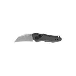 KERSHAW Launch 10 1.9in Stonewash Hawkbill Gray Aluminum Handle Automatic Folding Knife (7350)