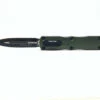 MICROTECH Dirac 2.9in Black Dagger OD Green Aluminum Handle Automatic Out-The-Front Knife (225-1OD) -THE BLADE BAR Sales 225 10OD2 05807.1614277550