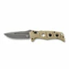 BENCHMADE Auto Adamas 3.8in Grey Drop Point Tan G-10 Handle Automatic Folding Knife (2750GY-3) -THE BLADE BAR Sales 2750gy 3 03 77631.1650902694