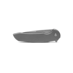 FERRUM FORGE Stinger 3.25in Stonewash Drop Point Grey Titanium Handle Manual Folding Knife (FFST) -THE BLADE BAR Sales 2 62218.1680900098
