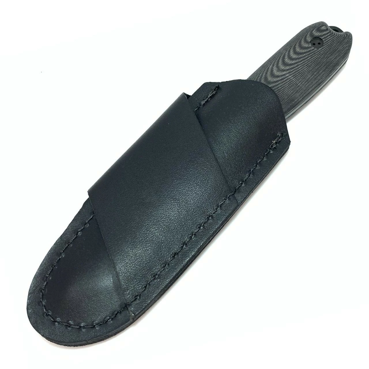 BRADFORD KNIVES Guardian 3.5 3.5in DLC Black Drop Point Black Micarta Handle Fixed Blade Knife (3.5S-101B-M390) 6 BRADFORD KNIVES Guardian 3.5 3.5in DLC Black Drop Point Black Micarta Handle Fixed Blade Knife (3.5S-101B-M390) - Image 4