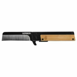 GERBER Quadrant 2.75in Satin Sheepsfoot Bamboo Handle Folding Knife (30-001702)