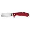 GERBER Asada 3in Stonewash Cleaver Red Aluminum Handle Folding Knife (30-001805) -THE BLADE BAR Sales 30 001805.1 18249.1613753054
