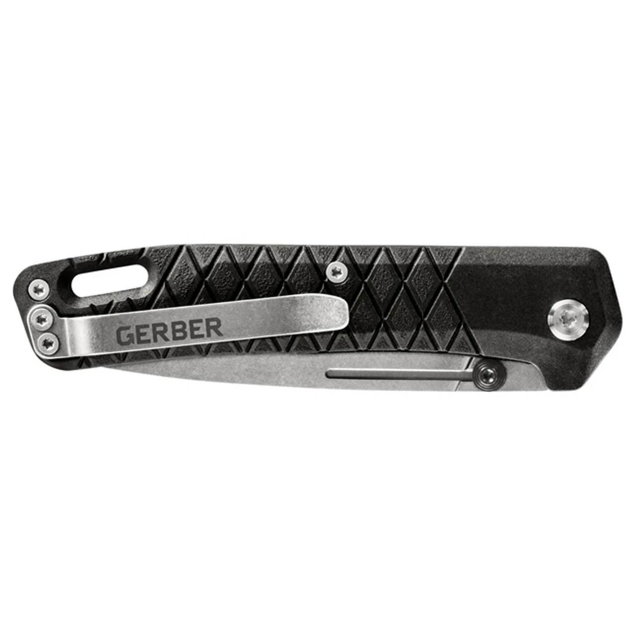 GERBER Zilch 3.12in Stonewash Drop Point Black FRN Handle Folding Knife (30-001878) 4 GERBER Zilch 3.12in Stonewash Drop Point Black FRN Handle Folding Knife (30-001878) - Image 2
