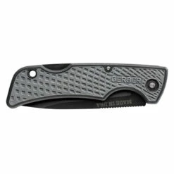 GERBER Us1 2 5In Black Drop Point Gray Nylon Handle With Rubberized Overmold Folding Knife (31-003040 1) -THE BLADE BAR Sales 31 003040 GerberAmericas US1 FE S3 1 45150.1644935962