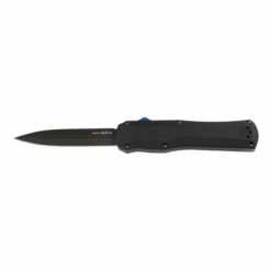 BENCHMADE Autocrat 3.71in Black Dagger Black G10 Handle Automatic Out-The-Front Knife (3400BK)