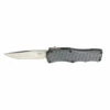 HOGUE Exploit 3.5in Stonewash Clip Point Gray Aluminum Handle Automatic Out-the-Front Knife (34052) -THE BLADE BAR Sales 34052 large 1 31288.1647444425