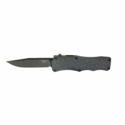 HOGUE Exploit 3.5in Black Clip Point Black Aluminum Handle Automatic Out-the-Front Knife (34056)