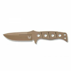 THE BLADE BAR Sales 29 BENCHMADE Adamas 4.2in Brown Drop Point Brown Steel Handle Fixed Blade Knife (375FE-1)
