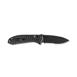 BENCHMADE Presidio II 3.75in Satin Drop Point Black Partially Serrated Blade Black CF-Elite Handle Manual Folding Knife (570SBK-1) -THE BLADE BAR Sales 3 16984.1682538850