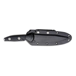 MICROTECH Socom Alpha 5.4in Stonewash Clip Point Black G-10 Handle Fixed Blade Knife With Black Kydex Sheath (113-10) -THE BLADE BAR Sales 3 72727.1683752294