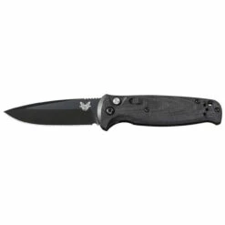 BENCHMADE CLA 3.40in Black Drop Point Black G10 Handle Automatic Folding Knife (4300BK)