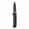 BENCHMADE Black Class Casbah 3.4in Plain Edge S30V Steel Black Blade Grivory Black Handle Push Button Opening Knife (4400BK) -THE BLADE BAR Sales 4400BK pic1 52648.1614369357