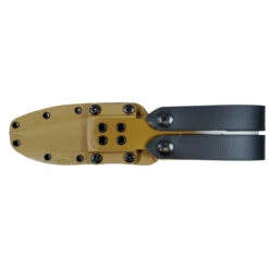 SPARTAN BLADES Ronin Shinto 5.63in FDE Spear Point Recurve Black Canvas Micarta Handle Fixed Blade Knife With Tan Kydex Sheath (SB47DEBKKYTN) -THE BLADE BAR Sales 4 21954.1646144343