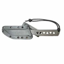 SPARTAN BLADES Formido 3.88in Black PVD Drop Point Black PVD Skeletonized Stainless Steel Handle Fixed Blade Knife With Black Kydex Sheath (SB39BKKYBK) -THE BLADE BAR Sales 4 33706.1646144990