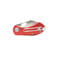 GIANTMOUSE ACE Nibbler 1.9in Satin Wharncliffe Red Aluminum Handle Folding Knife (ANRU) -THE BLADE BAR Sales 4 43392.1664300267