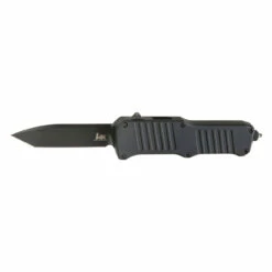 HOGUE / HK KNIVES Mini Incursion 3.0in Black Tanto Black Aluminum Handle Automatic Out-the-Front Knife (54046)
