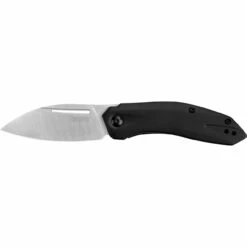KERSHAW Turismo 2.88in Satin Drop Point Black Stainless Handle Spring Assisted Folding Knife (5505)