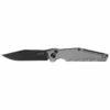 KERSHAW Launch 7 3.75in Black Clip Point Gray Aluminum Handle Automatic Folding Knife (7900GRYBLK) -THE BLADE BAR Sales 7900GRYBLK profile hi res1 51864.1618251593