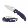 SPYDERCO Manix 2 3.4in Satin Drop Point Blue G-10 Handle Folding Knife (C101GPDBL2) -THE BLADE BAR Sales C101GPDBL2 Both 54178.1663680994