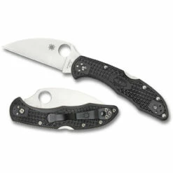SPYDERCO Delica 4 2.9in Satind Wharncliffe Black FRN Handle Folding Knife (C11FPWCBK)