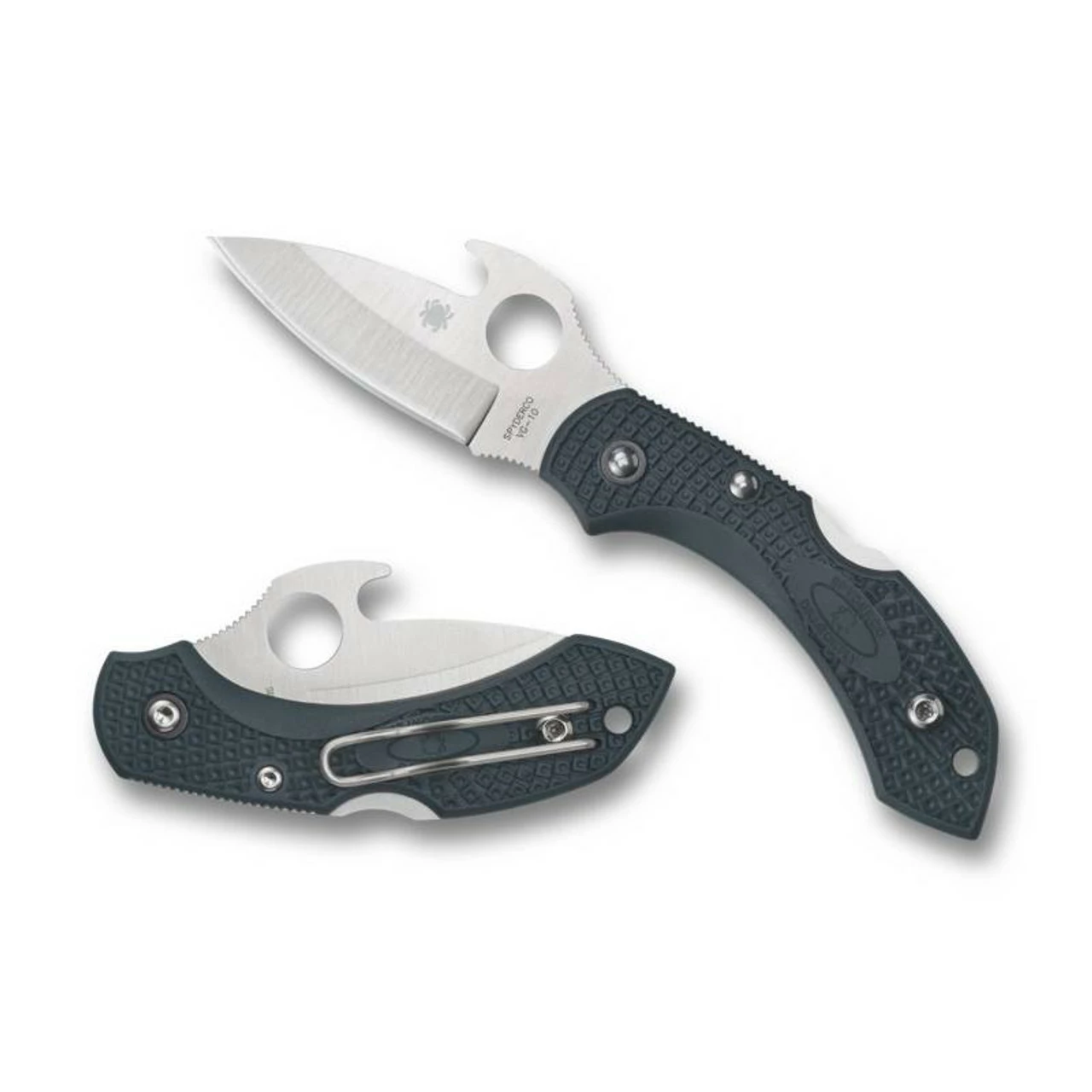 SPYDERCO Dragonfly 2 Emerson 2.3in Satin Drop Point Gray FRN Handle (C28PGYW2) 3 SPYDERCO Dragonfly 2 Emerson 2.3in Satin Drop Point Gray FRN Handle (C28PGYW2)