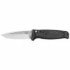 BENCHMADE CLA 3.40in Satin Drop Point Black G10 Handle Automatic Folding Knife (4300) -THE BLADE BAR Sales Copy 91679.1643394518