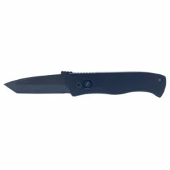PRO-TECH / EMERSON CQC7 3.25in Black Tanto Chisel Grind Black Aluminum Handle Automatic Folding Knife (E7T-OPERATOR)