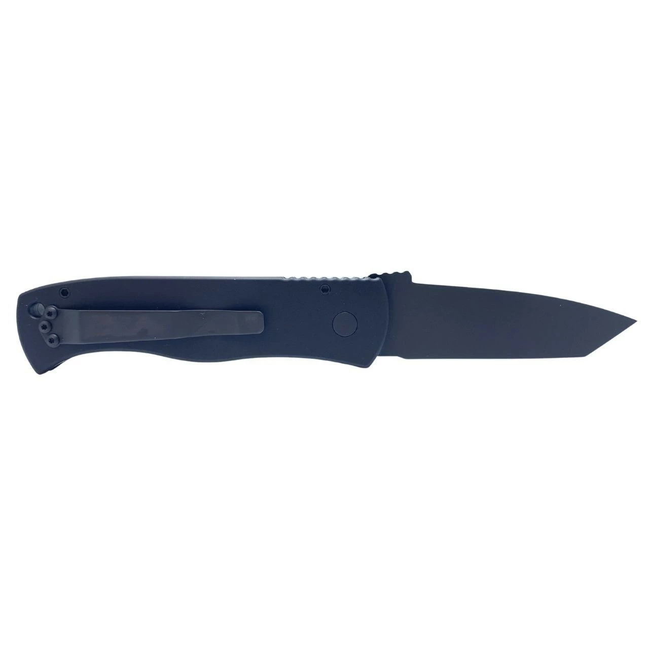 PRO-TECH / EMERSON CQC7 3.25in Black Tanto Chisel Grind Black Aluminum Handle Automatic Folding Knife (E7T-OPERATOR) 4 PRO-TECH / EMERSON CQC7 3.25in Black Tanto Chisel Grind Black Aluminum Handle Automatic Folding Knife (E7T-OPERATOR) - Image 2