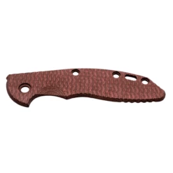 HINDERER XM-18 3.5in Textured Burgundy Micarta Scale (K010200MGR-TX)