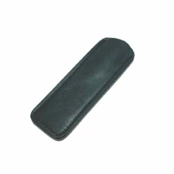 MOEN WORKS Mini Mongoose 2.5in Mirror Polished Harpoon Recurve Blue Titanium Handle Fixed Blade Knife With Black Leather Sheath (MWFIXEDBL) -THE BLADE BAR Sales MWFIXEDBL.3 49070.1639509871