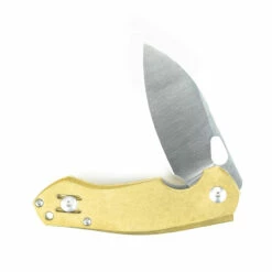 GIANTMOUSE ACE Biblio 2.875in Satin Drop Point Blade Brass Handle Folding Knife (ABB) -THE BLADE BAR Sales Profile 2 c2b7eb5a a2e4 416c a7c1 4abcc8fb19de 1160x 25625.1664912558
