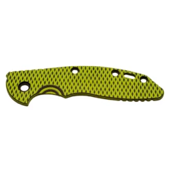 HINDERER XM-18 3.5in Lime Green And Black G10 Scale (RHK2ANG2)