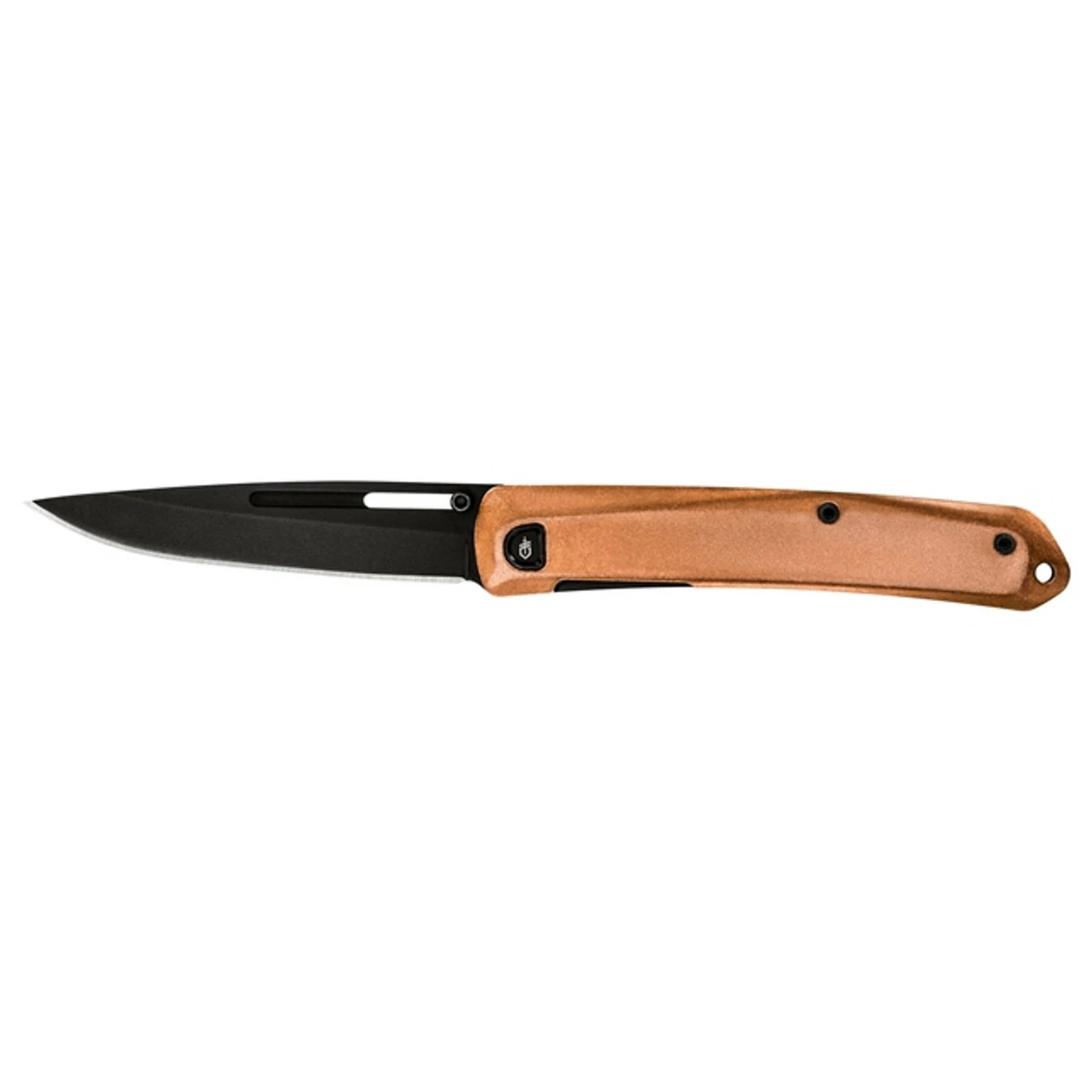 GERBER Affinity 8 5In Black Drop Point Copper And Stainless Steel Handle Folding Knife Clamshell Pack (31-004057) 3 GERBER Affinity 8 5In Black Drop Point Copper And Stainless Steel Handle Folding Knife Clamshell Pack (31-004057)