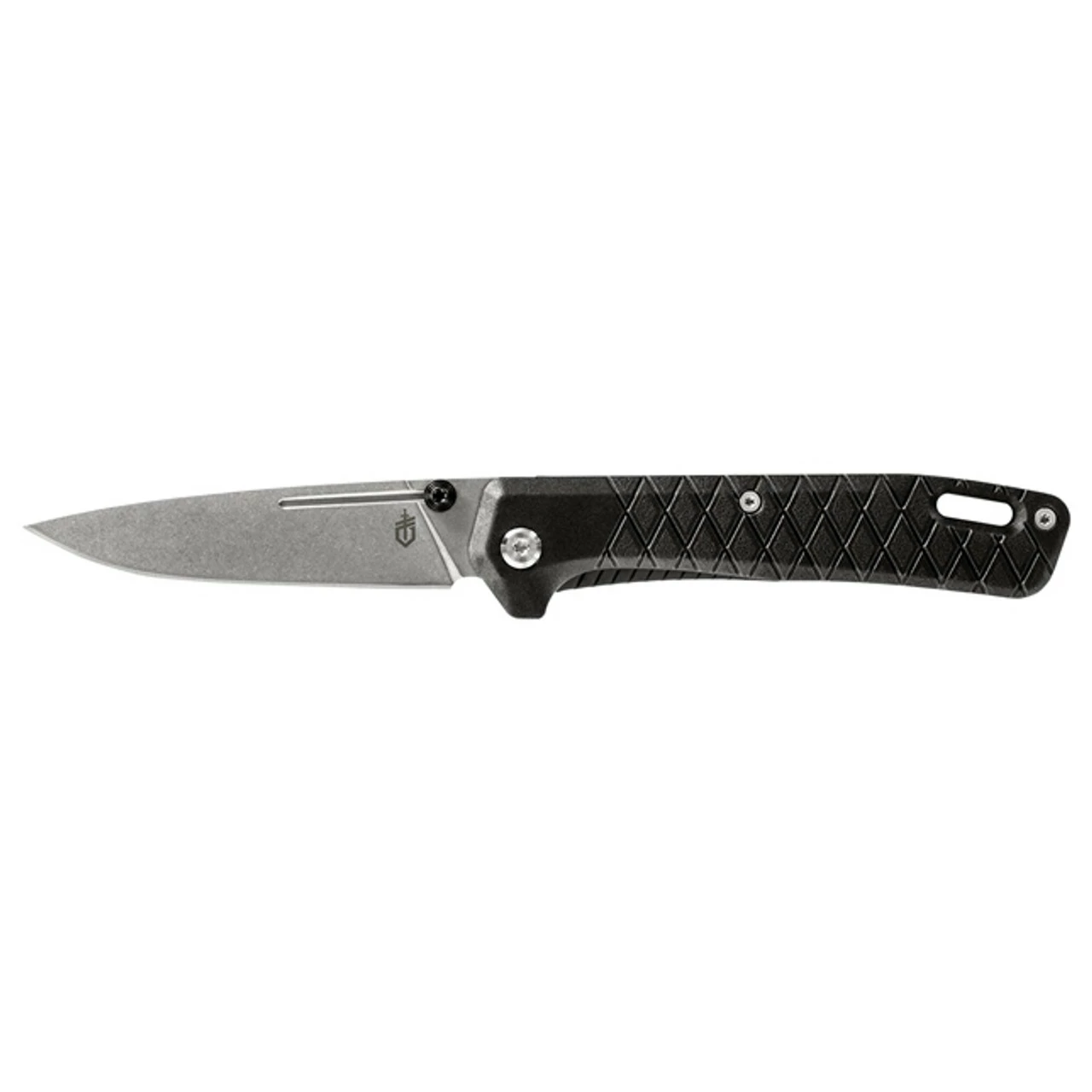 GERBER Zilch 3.12in Stonewash Drop Point Black FRN Handle Folding Knife (30-001878) 3 GERBER Zilch 3.12in Stonewash Drop Point Black FRN Handle Folding Knife (30-001878)