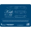 CERUS GEAR / THE BLADE BAR 12in X 8.75in Blue Knife Mat (TBB-E-KNIFE-BL)