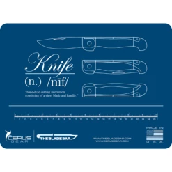 CERUS GEAR / THE BLADE BAR 12in X 8.75in Blue Knife Mat (TBB-E-KNIFE-BL)
